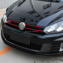 Load image into Gallery viewer, Car Styling Fashion Front Grills Stickers Car Accessories Decorative Car Body Decals Grille Trim Center Mesh Strip Sticker Cover Guards Compatible Decorative Auto Body Stickers for Cars Motorcycles