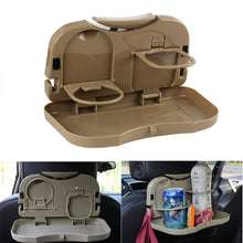 Load image into Gallery viewer, Car Table Steering Wheel Eat Work Cart Drink Food Coffee Goods Auto Steering Wheel Desk Holder Tray Car Laptop Computer Desk Mount Stand Seat Table Back Seat Headrest Tray for Eating Food Drink Writing Laptop Steering Wheel Tray