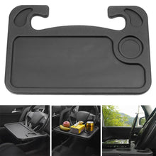 Load image into Gallery viewer, Car Table Steering Wheel Eat Work Cart Drink Food Coffee Goods Auto Steering Wheel Desk Holder Tray Car Laptop Computer Desk Mount Stand Seat Table Back Seat Headrest Tray for Eating Food Drink Writing Laptop Steering Wheel Tray