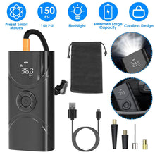 Load image into Gallery viewer, Car Tire Inflator Pump