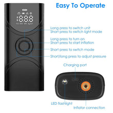 Load image into Gallery viewer, Car Tire Inflator Pump
