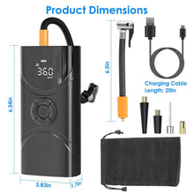 Load image into Gallery viewer, Car Tire Inflator Pump