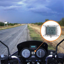 Load image into Gallery viewer, Car Universal Waterproof Motorcycle Clock Watch With Temperature Luminous Moto ATV Electric Bicycle Watch Luminous Quartz Analog Watch Universal Pocket Mini Stick-On Clock for Car Boat Bike Home