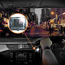 Load image into Gallery viewer, Car Universal Waterproof Motorcycle Clock Watch With Temperature Luminous Moto ATV Electric Bicycle Watch Luminous Quartz Analog Watch Universal Pocket Mini Stick-On Clock for Car Boat Bike Home