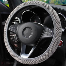 Load image into Gallery viewer, Carbon Fiber Sports Steering Wheel Cover