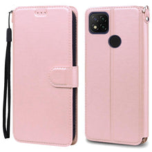 Load image into Gallery viewer, Card Holder Leather Protective Phone Case For Xiaomi Redmi 9C Case Luxury Leather Wallet Phone Case For Xiaomi Redmi 9C NFC Redmi9C 9 C NFC Flip Cover Shell