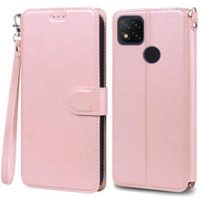 Load image into Gallery viewer, Card Holder Leather Protective Phone Case For Xiaomi Redmi 9C Case Luxury Leather Wallet Phone Case For Xiaomi Redmi 9C NFC Redmi9C 9 C NFC Flip Cover Shell