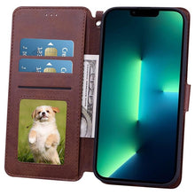 Load image into Gallery viewer, Card Holder Leather Protective Phone Case For Xiaomi Redmi 9C Case Luxury Leather Wallet Phone Case For Xiaomi Redmi 9C NFC Redmi9C 9 C NFC Flip Cover Shell