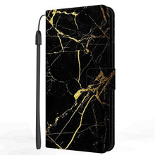 Load image into Gallery viewer, Card Holder PU Leather Wrist Strap Protective Wallet Case Marble Leather Case For Xiaomi Redmi Note 11S 11 Pro 5G Flip Cover Stand Wallet Book Case For Redmi Note11S 11Pro 5G 2022