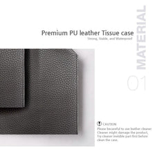 Load image into Gallery viewer, Carrotez Modern PU Leather Square Tissue Box Holder