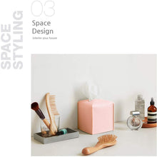 Load image into Gallery viewer, Carrotez Modern PU Leather Square Tissue Box Holder