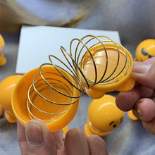 Load image into Gallery viewer, Cartoon Car Ornaments Electroplating Spring Shaking Head Doll Toy Shaking Head Toys Car Ornaments Bobblehead Nod Dolls Cute Cartoon Funny Wobble Head Robot Lovely Car Dashboard Decor Spring Car Decoration Doll Stretchable Toy Deformation