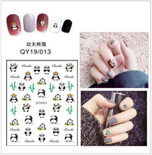 Load image into Gallery viewer, Cartoon Characters Plants Animals Forest Flowers Small Fresh Flowers 3D Nail Stickers Hyuna Style Nail Patch Waterproof Self Adhesive Nail Decals for Nail Art Decoration Including Hearts Stars Letters Bowknot Leaves Flowers Plants Fruits Butterflies