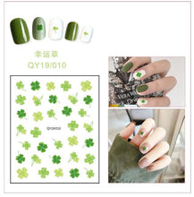 Load image into Gallery viewer, Cartoon Characters Plants Animals Forest Flowers Small Fresh Flowers 3D Nail Stickers Hyuna Style Nail Patch Waterproof Self Adhesive Nail Decals for Nail Art Decoration Including Hearts Stars Letters Bowknot Leaves Flowers Plants Fruits Butterflies
