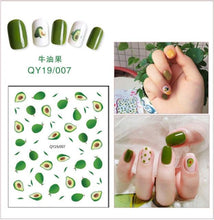 Load image into Gallery viewer, Cartoon Characters Plants Animals Forest Flowers Small Fresh Flowers 3D Nail Stickers Hyuna Style Nail Patch Waterproof Self Adhesive Nail Decals for Nail Art Decoration Including Hearts Stars Letters Bowknot Leaves Flowers Plants Fruits Butterflies