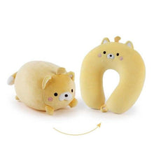 Load image into Gallery viewer, Cartoon Deformable U-shape Neck Pillows Hamster U-Shaped Neck Pillow Throw Pillow Neck Supporter Foam particle Headrest Office Nap Desktop Pad Headrest & Neck Pillow For Kids Boys & Girls Teens Travel Accessories For Airplane Car