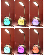 Load image into Gallery viewer, Cartoon Desk Lamp Eye Protection Energy-saving Reading Lamp USB Charging Sleeping Night Light LED Table Lamp for Kids Cute Study Lamps for Bedroom Décor