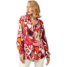 Load image into Gallery viewer, Casual Long Sleeve Button Down Shirts Tops