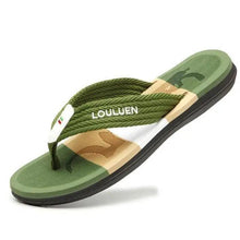 Load image into Gallery viewer, Casual Men Blue Summer Flip Flops High Quality Men Flip Flops Breathable Beach Slippers Outdoor Cool Simple Design Comfortable Walking Sandals