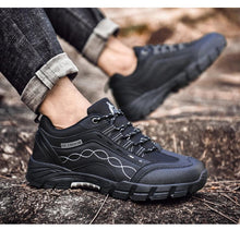 Load image into Gallery viewer, Casual Mens Outdoor Shoes Flat Durable Shoes Autumn Winter Classic Leather Sport Footwear Low Cut Boots Leather Walking Lightweight Breathable Modern Shoes For Walking