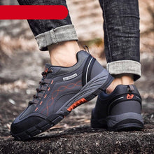 Load image into Gallery viewer, Casual Mens Outdoor Shoes Flat Durable Shoes Autumn Winter Classic Leather Sport Footwear Low Cut Boots Leather Walking Lightweight Breathable Modern Shoes For Walking