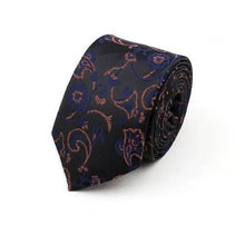 Load image into Gallery viewer, Casual Skinny Men Ties Fashion Polyester Comfortable Striped Necktie Business Design Formal Slim Office Necktie For Men
