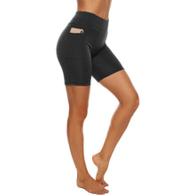 Load image into Gallery viewer, Casual Women's Yoga Pants Gym Fitness Sports Cropped Leggings Pocket Slim Pants Female Solid Color Women's Seamless Scrunch Legging Workout Leggings For Women Lift Tight Gym Yoga Home Pants