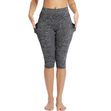 Load image into Gallery viewer, Casual Women's Yoga Pants Gym Fitness Sports Cropped Leggings Pocket Slim Pants Female Solid Color Women's Seamless Scrunch Legging Workout Leggings For Women Lift Tight Gym Yoga Home Pants