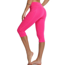 Load image into Gallery viewer, Casual Women's Yoga Pants Gym Fitness Sports Cropped Leggings Pocket Slim Pants Female Solid Color Women's Seamless Scrunch Legging Workout Leggings For Women Lift Tight Gym Yoga Home Pants