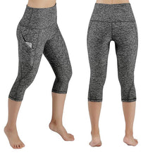 Load image into Gallery viewer, Casual Women's Yoga Pants Gym Fitness Sports Cropped Leggings Pocket Slim Pants Female Solid Color Women's Seamless Scrunch Legging Workout Leggings For Women Lift Tight Gym Yoga Home Pants