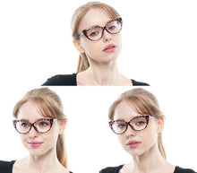 Load image into Gallery viewer, Cat Eye Reading Glasses For Women Lightweight Presbyopic Reading Glasses Fashion Cute Reader For Women Computer Readers Anti Glare UV Ray Eyeglasses +0.5 0.75 1.0 1.25 1.5 1.75 2.0 2.5 3.0 3.5 4.0