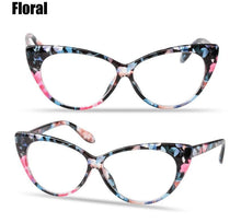 Load image into Gallery viewer, Cat Eye Reading Glasses For Women Lightweight Presbyopic Reading Glasses Fashion Cute Reader For Women Computer Readers Anti Glare UV Ray Eyeglasses +0.5 0.75 1.0 1.25 1.5 1.75 2.0 2.5 3.0 3.5 4.0