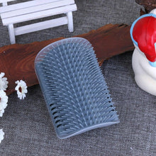 Load image into Gallery viewer, Cat Scratcher Corner Pet Brush Comb Play Cat Toy Plastic Scratch Bristles Arch Massager Self Groomer with Catnip Pouch Cat Wall Corner Massage Groomer Cat Self Grooming Brush