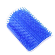 Load image into Gallery viewer, Cat Scratcher Corner Pet Brush Comb Play Cat Toy Plastic Scratch Bristles Arch Massager Self Groomer with Catnip Pouch Cat Wall Corner Massage Groomer Cat Self Grooming Brush