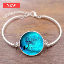 Load image into Gallery viewer, Cat Star Under The Glass Charm Bracelet Convex Plane Photo Handmade Jewelry For Woman And Man Accessories