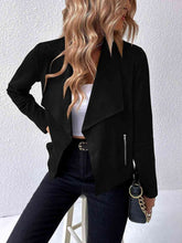 Load image into Gallery viewer, Classic Minimalist Collared Long Sleeve Jacket for Women – Minimalist & Lightweight Everyday Outerwear