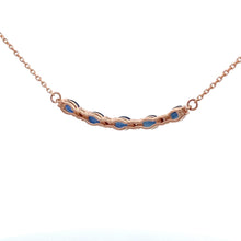 Load image into Gallery viewer, .73ct Sapphire Diamond Fashion Pendants 10KT Rose Gold