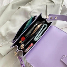 Load image into Gallery viewer, Chain Design Trendy Lady Bags Mini Pu Leather Flap Bags for Women Shoulder Handbag Female Fashion Cross Body Bag with Lid