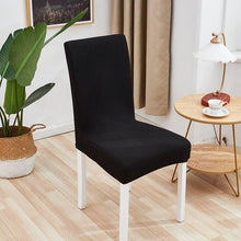 Load image into Gallery viewer, Chair Cover Polyester Fiber Elastic Stool Cover Hotel Restaurant Chair Antifouling Cover Washable Spandex Kitchen Chair Covers for Dining Room Christmas Decoration Holiday Party Protector for Kitchen