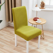 Load image into Gallery viewer, Chair Cover Polyester Fiber Elastic Stool Cover Hotel Restaurant Chair Antifouling Cover Washable Spandex Kitchen Chair Covers for Dining Room Christmas Decoration Holiday Party Protector for Kitchen