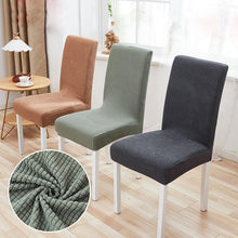 Load image into Gallery viewer, Chair Cover Polyester Fiber Elastic Stool Cover Hotel Restaurant Chair Antifouling Cover Washable Spandex Kitchen Chair Covers for Dining Room Christmas Decoration Holiday Party Protector for Kitchen
