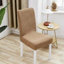 Load image into Gallery viewer, Chair Cover Polyester Fiber Elastic Stool Cover Hotel Restaurant Chair Antifouling Cover Washable Spandex Kitchen Chair Covers for Dining Room Christmas Decoration Holiday Party Protector for Kitchen