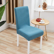 Load image into Gallery viewer, Chair Cover Polyester Fiber Elastic Stool Cover Hotel Restaurant Chair Antifouling Cover Washable Spandex Kitchen Chair Covers for Dining Room Christmas Decoration Holiday Party Protector for Kitchen