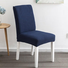 Load image into Gallery viewer, Chair Cover Polyester Fiber Elastic Stool Cover Hotel Restaurant Chair Antifouling Cover Washable Spandex Kitchen Chair Covers for Dining Room Christmas Decoration Holiday Party Protector for Kitchen