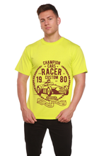 Load image into Gallery viewer, Champions Cars Men's Bamboo Viscose/Organic Cotton Short Sleeve Graphic T-Shirt