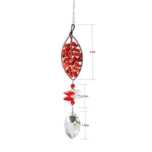 Load image into Gallery viewer, Chandelier Crystals Ball Prism Pendant Maker Sun Catcher Crystal Rainbow Maker Drops Hang for Window Home Decor Car Charms Hanging Wind Chimes Hanging Ornament Garden Decor