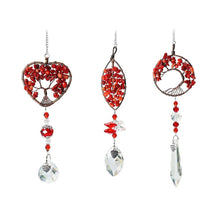 Load image into Gallery viewer, Chandelier Crystals Ball Prism Pendant Maker Sun Catcher Crystal Rainbow Maker Drops Hang for Window Home Decor Car Charms Hanging Wind Chimes Hanging Ornament Garden Decor