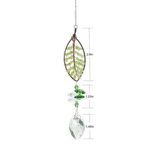 Load image into Gallery viewer, Chandelier Crystals Ball Prism Pendant Maker Sun Catcher Crystal Rainbow Maker Drops Hang for Window Home Decor Car Charms Hanging Wind Chimes Hanging Ornament Garden Decor