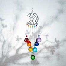 Load image into Gallery viewer, Chandelier Wind Chimes Crystal Prisms Hanging Sun Catcher Beads Chain Sphere Chandelier Lamps Light Pendant for Christmas Day Wedding Plants Cars Window Décor Rainbow Window Curtains Pendant Home Decor Gifts