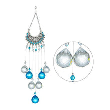 Load image into Gallery viewer, Chandelier Wind Chimes Crystal Prisms Hanging Sun Catcher Beads Chain Sphere Chandelier Lamps Light Pendant for Christmas Day Wedding Plants Cars Window Décor Rainbow Window Curtains Pendant Home Decor Gifts